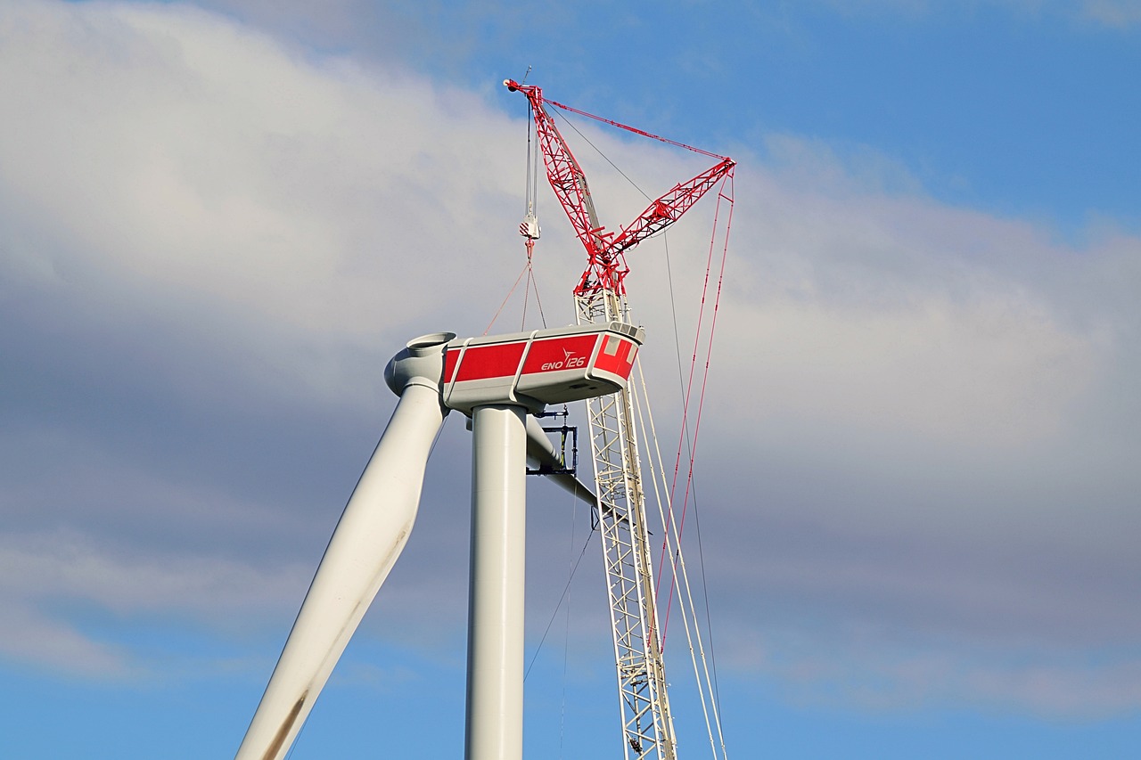 pinwheels, windmill, construction site-2759650.jpg